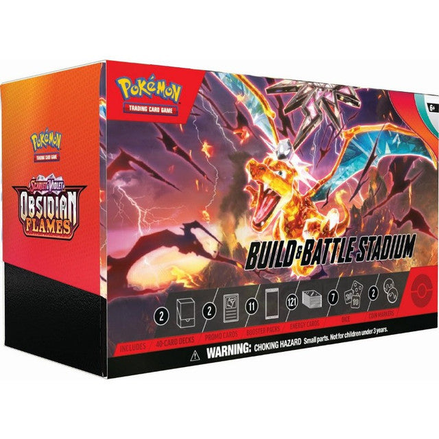 Pokemon: Scarlet & Violet 3 Obsidian Flames: Build & Battle Stadium