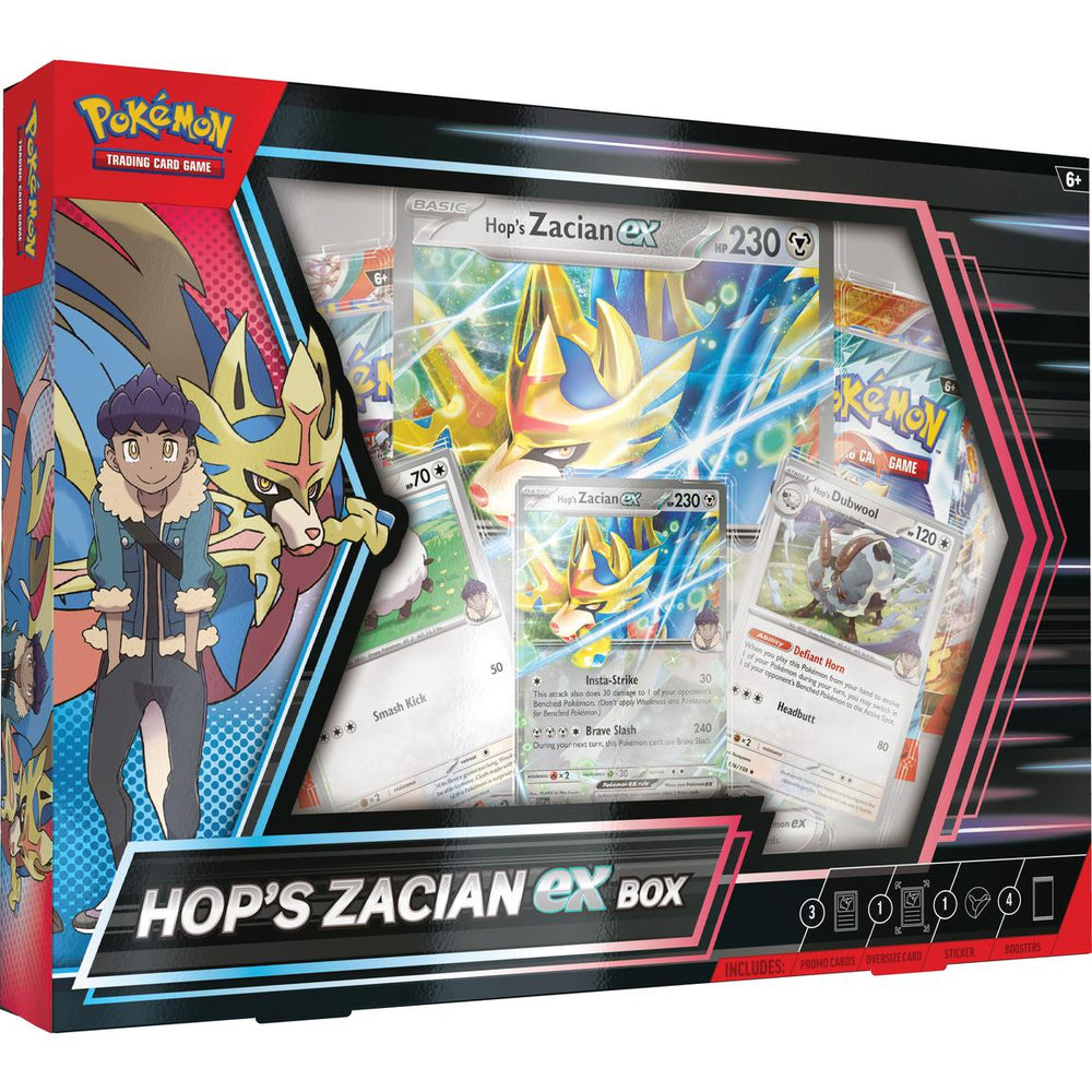 Pokémon: Hop’s Zacian ex Box