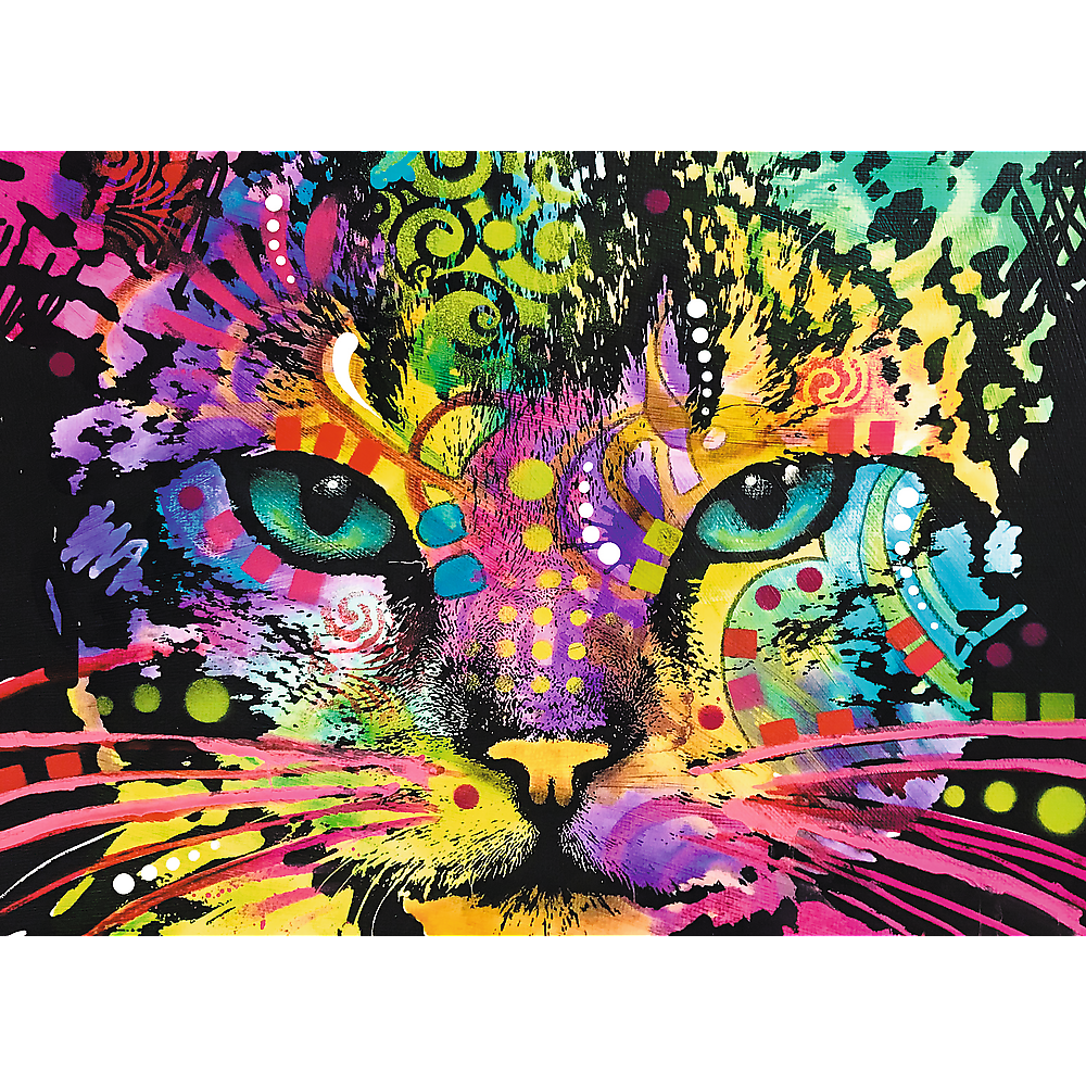 Puzzle Trefl: Woodcraft 500 piece+1 Festive Cat
