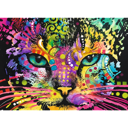 Puzzle Trefl: Woodcraft 500 piece+1 Festive Cat