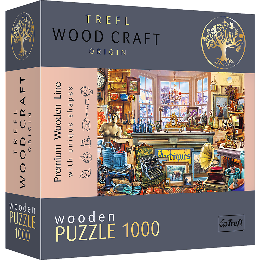 Puzzle Trefl: Woodcraft 1000 piece Antique Shop, Woodcraft