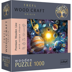 Puzzle Trefl: Woodcraft 1000 piece Journey Through the Solar System