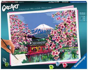 CreArt Paint By Numbers: Japanese Cherry Blossom