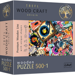 Puzzle Trefl: Wooden 500+1 piece In the World of Music