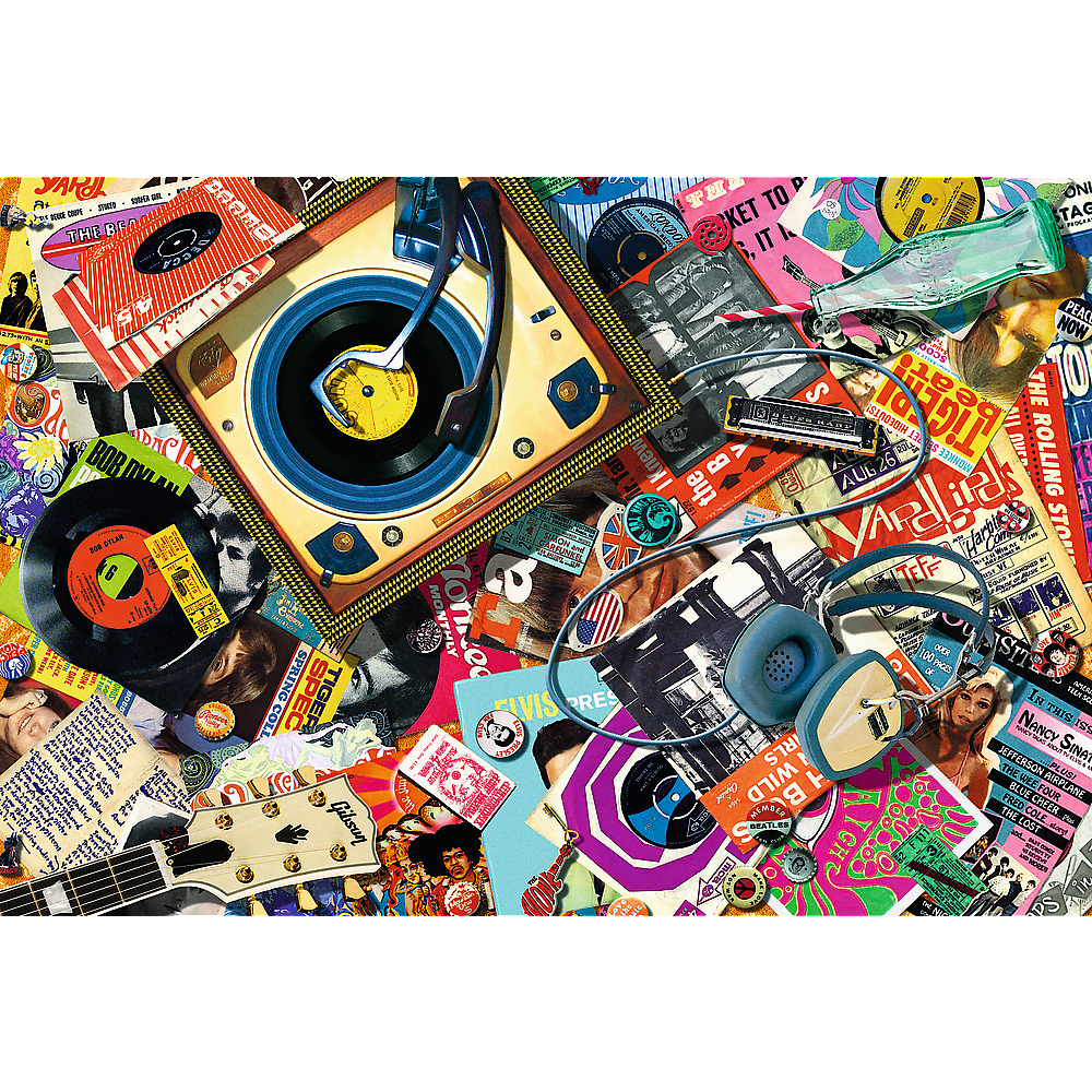 Puzzle Trefl: Wooden 500+1 piece In the World of Music