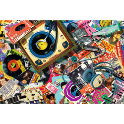 Puzzle Trefl: Wooden 500+1 piece In the World of Music