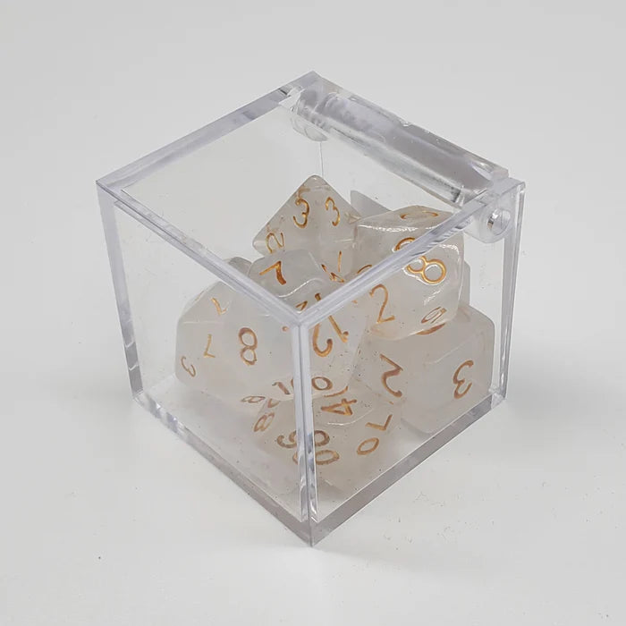 Dice Critical Hit: Poly 7 Set Cloudy