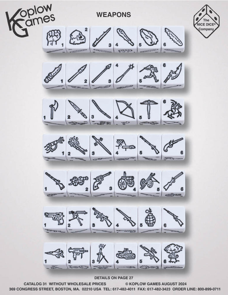 Dice Koplow: Weapons