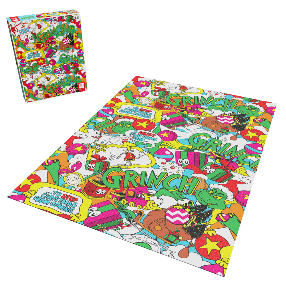 Puzzle USAopoly: 1000 piece The Grinch - Poppin
