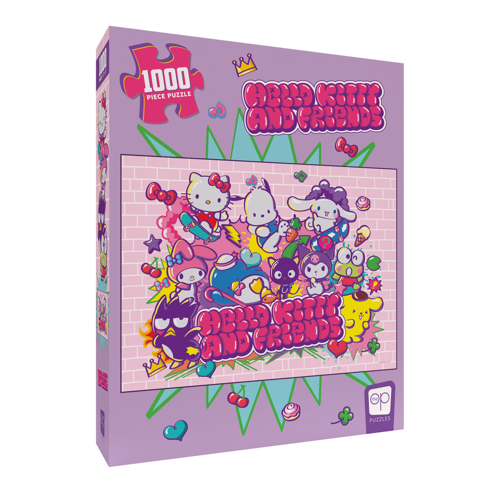Puzzle USAopoly: 1000 piece Hello Kitty & Friends - Tokyo Skate
