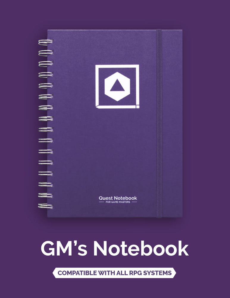 Game Master`s Quest Journal - Mystic Purple