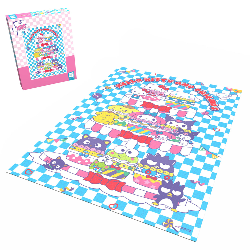 Puzzle USAopoly: 1000pc Hello Kitty & Friends - "Sweet Cupcakes"