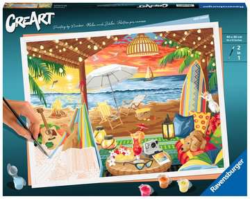 CreArt Paint By Numbers: Cozy Cabana