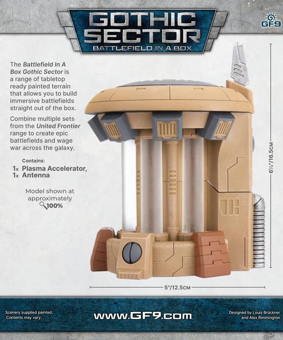 Terrain GF9: Gothic Sector: United Frontier Plasma Accelerator (x1)