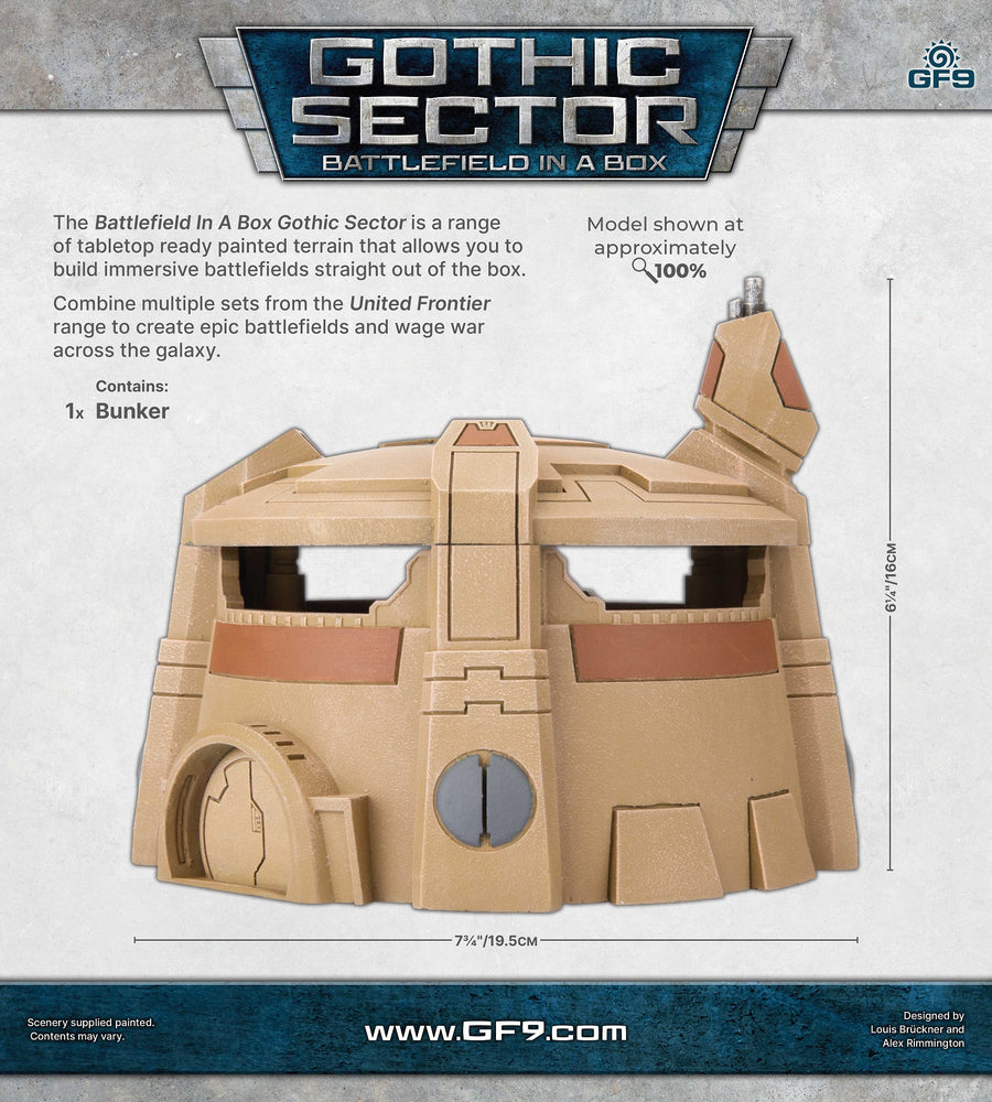 Terrain GF9: Gothic Sector: United Frontier Bunker (x1)