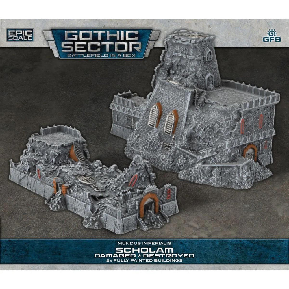 Terrain GF9: Mundus Imperialis - Scholam (Damaged & Destroyed x2)