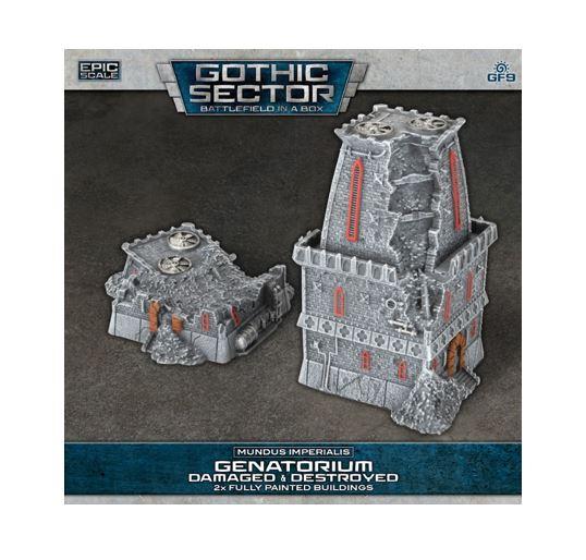 Terrain GF9: Mundus Imperialis - Genatorium (Damaged & Destroyed x2)