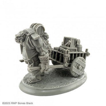 Mini Reaper Bones Black: Brinewind Ogre Porter
