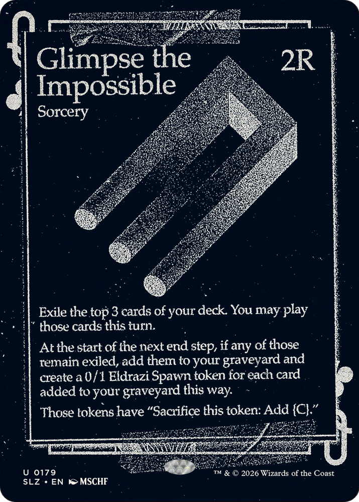 Glimpse the Impossible (0300) [Secret Lair x MSCHF: The Zeta Set]