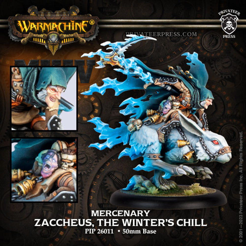 Warmachine: Mercenary Character Solo - Zacchaeus, Winter’s Chill