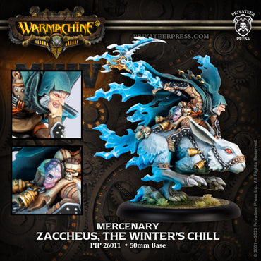 Warmachine MK4: Mercenary Solo - Zacchaeus, Winter’s Chill