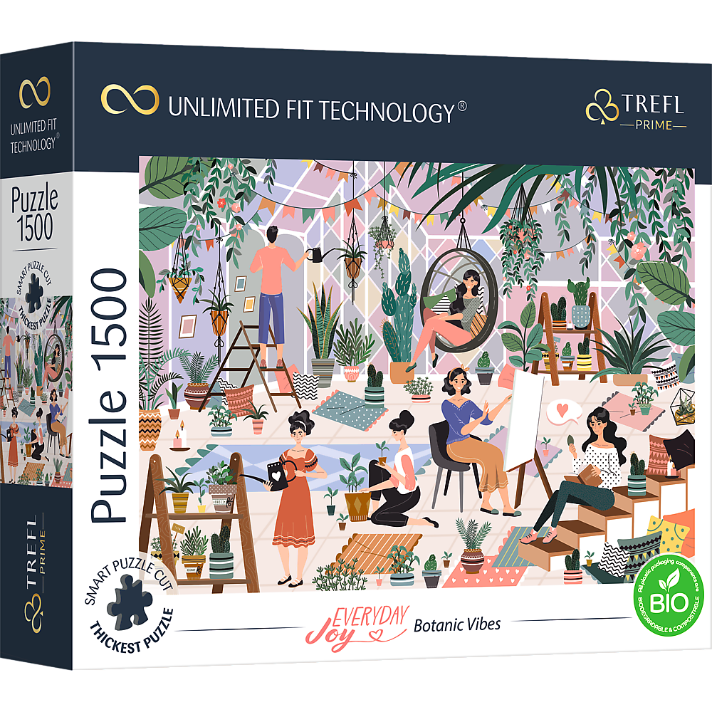 Puzzle Trefl: Woodcraft 1500 piece Botanic Vibes