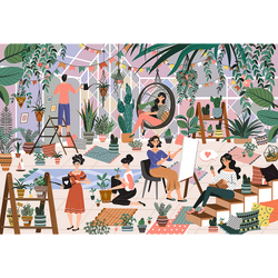 Puzzle Trefl: Woodcraft 1500 piece Botanic Vibes