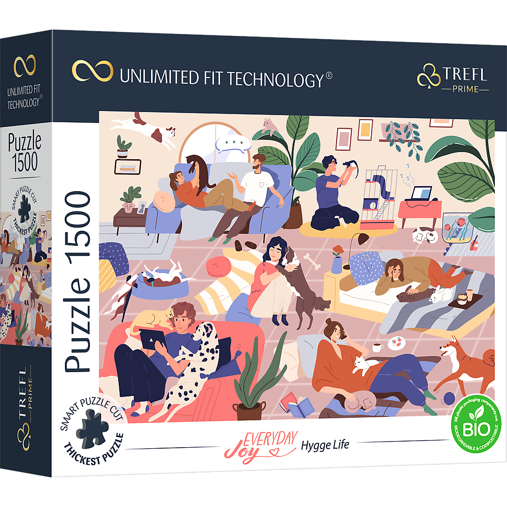 Puzzle Trefl: Woodcraft 1500 piece Hygge Life