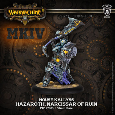 Warmachine MK4: Dusk House Kallyss Warcaster - Hazaroth, Narcissar of Ruin
