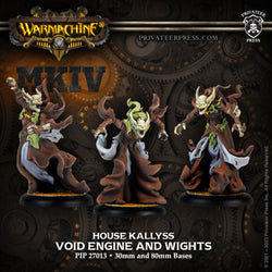 Warmachine: Dusk House Kallyss 80mm Solo - Void Engine & Wights (4)