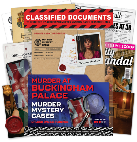 Murder Mystery Cases: Murder at Buckingham Palace