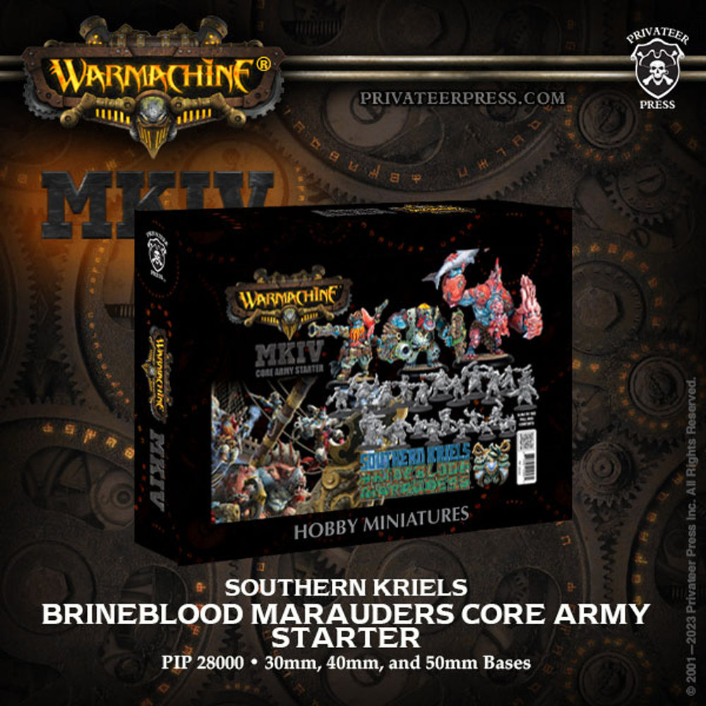 Warmachine: Southern Kriels Core Army - Brineblood Marauders