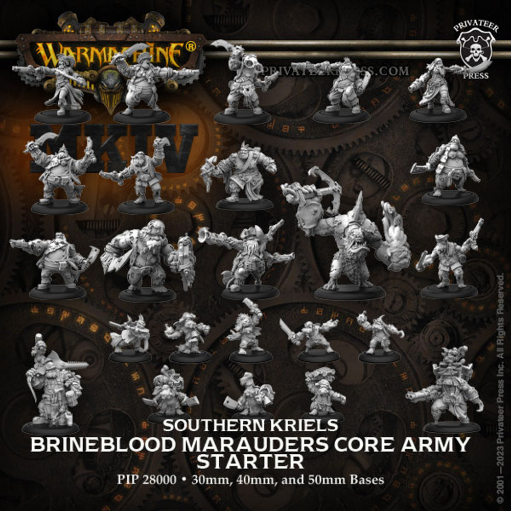 Warmachine: Southern Kriels Core Army - Brineblood Marauders