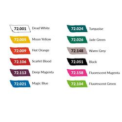 Paint Vallejo Game Color: Sci-Fi Paint Set by Angel Giraldez