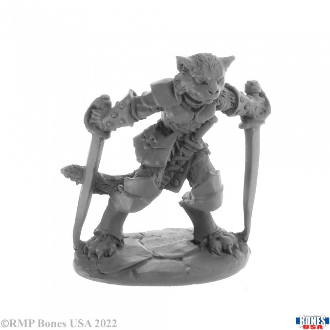 Mini Reaper Bones Legends: Catfolk Rogue Shadoweyes