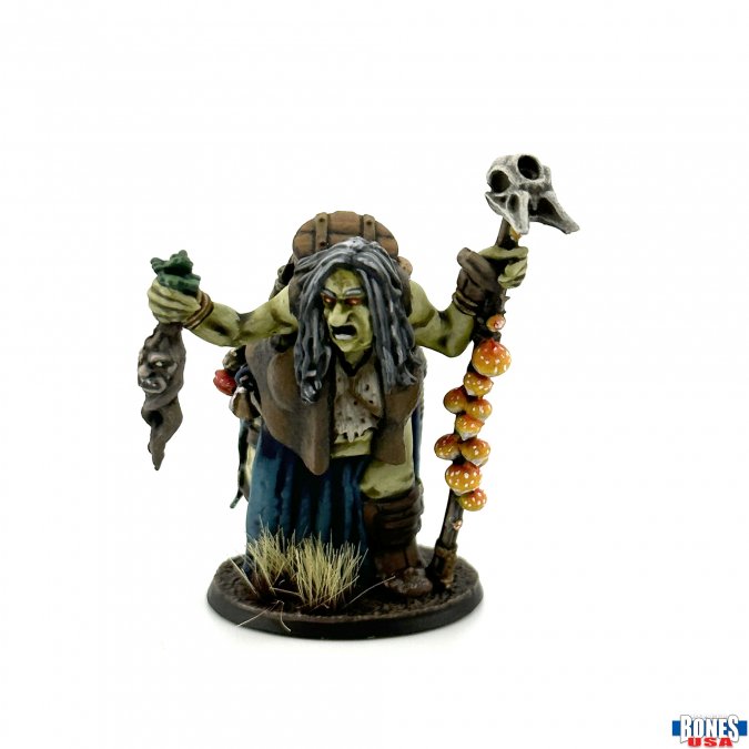Mini Reaper Bones Legends: Gertie Gristlebreath, Swampwitch