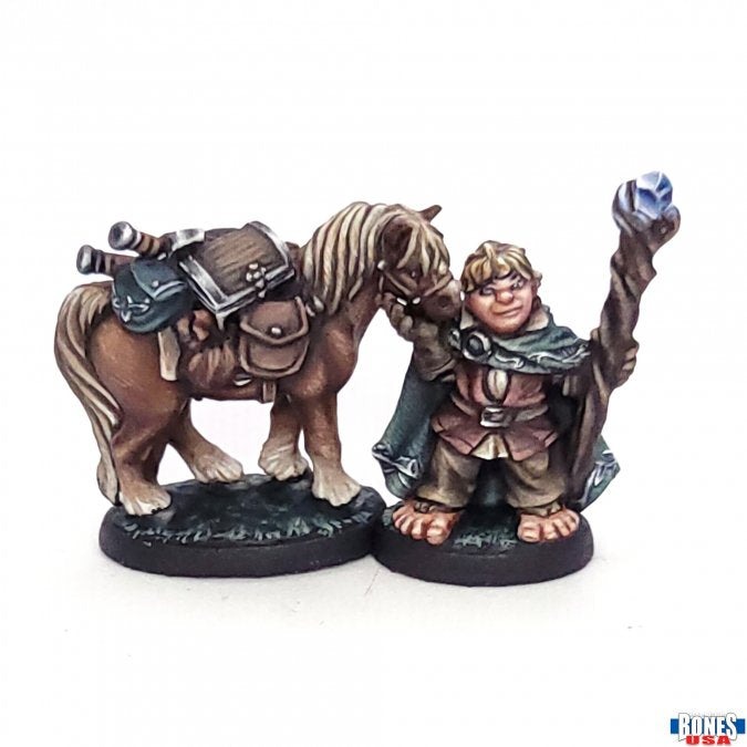 Mini Reaper Bones Legends: Pack Pony and Halfling Handler