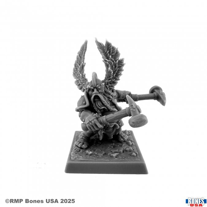 Mini Reaper Bones Legends: Mad Rogat, Dwarf Hero