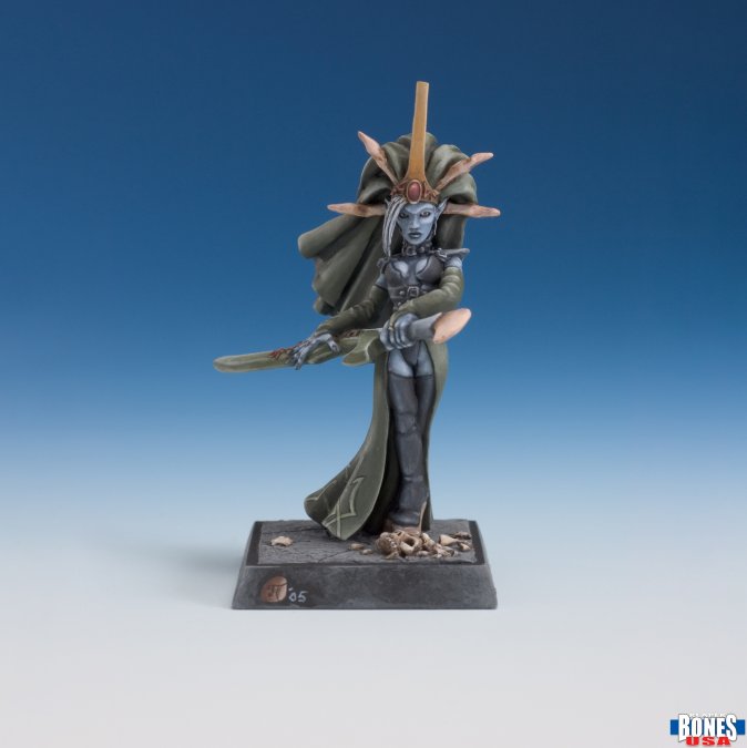 Mini Reaper Bones Legends: Dark Elf Priestess