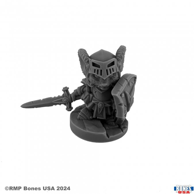 Mini Reaper Bones Legends: Knight Of The Flame Wyrm (Foot)