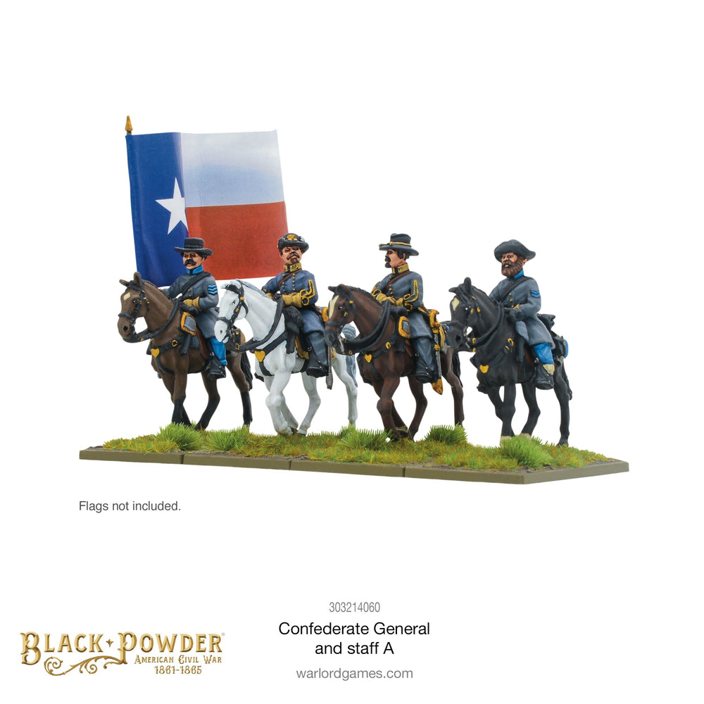 Black Powder American Civil War: Confederate General and Staff A