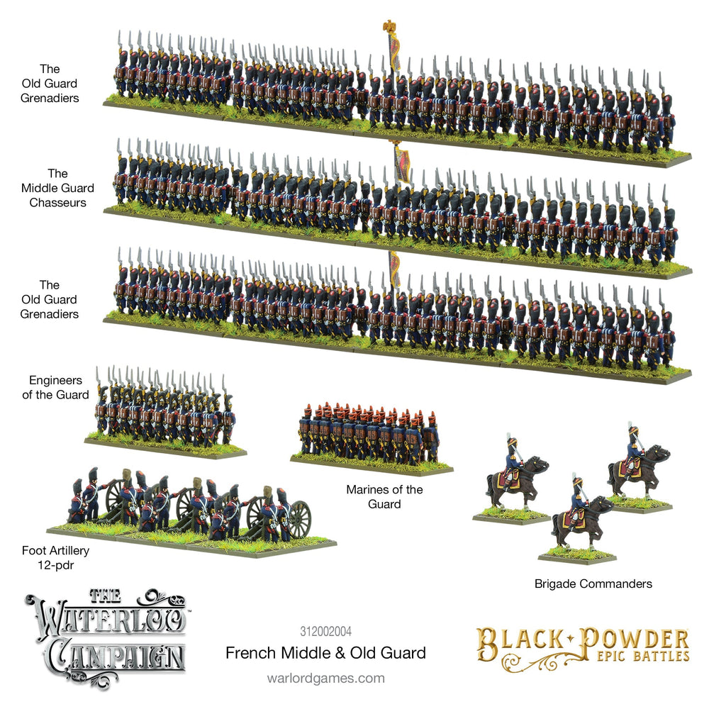 Black Powder - Waterloo: French Middle & Old Guard