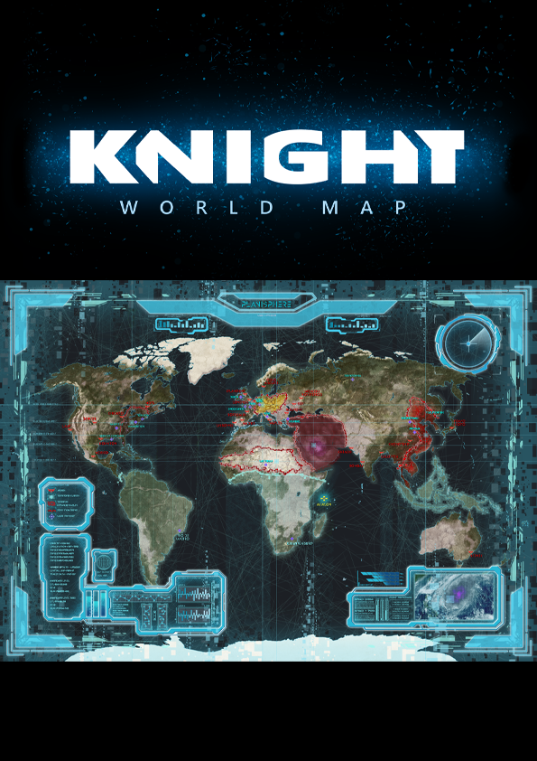 Knight - An Avalon RPG: World map