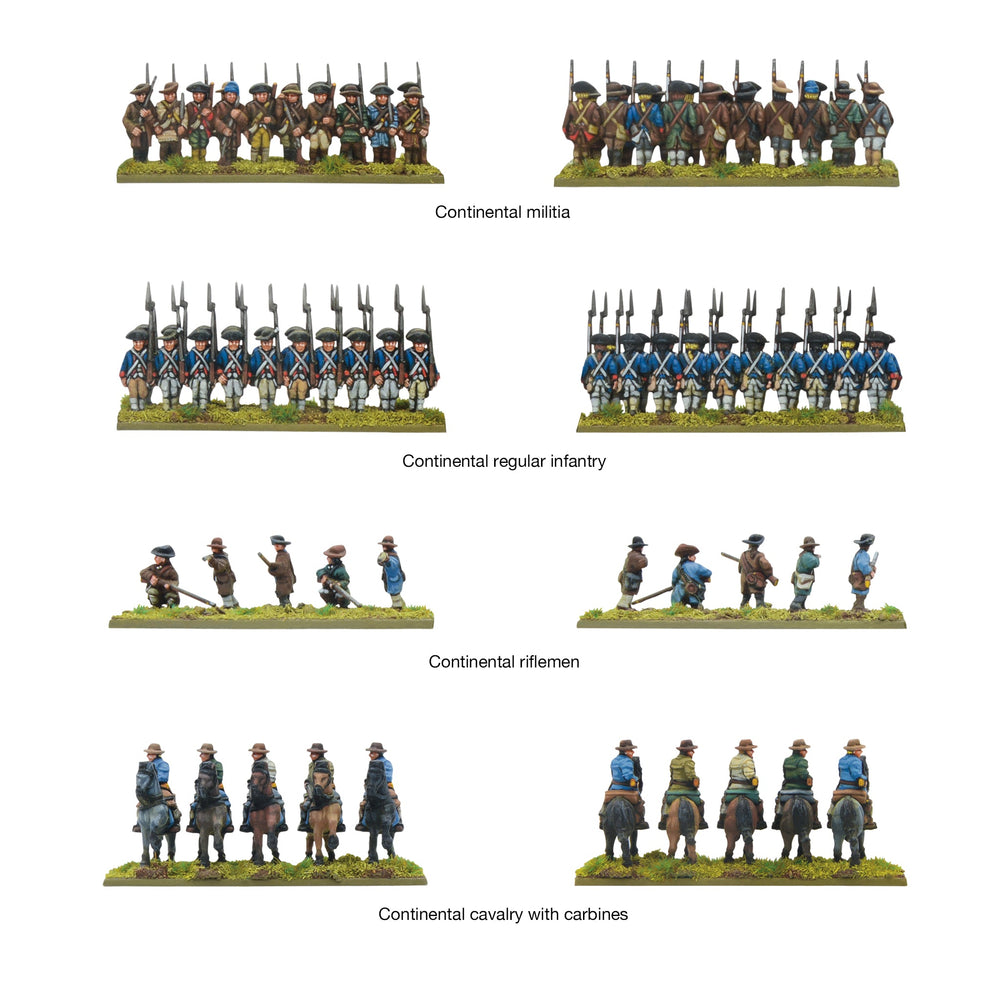 Black Powder Epic Battles: Revolution! Continental Army Brigade (15mm)