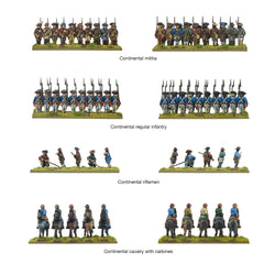 Black Powder Epic Battles: Revolution! Continental Army Brigade (15mm)