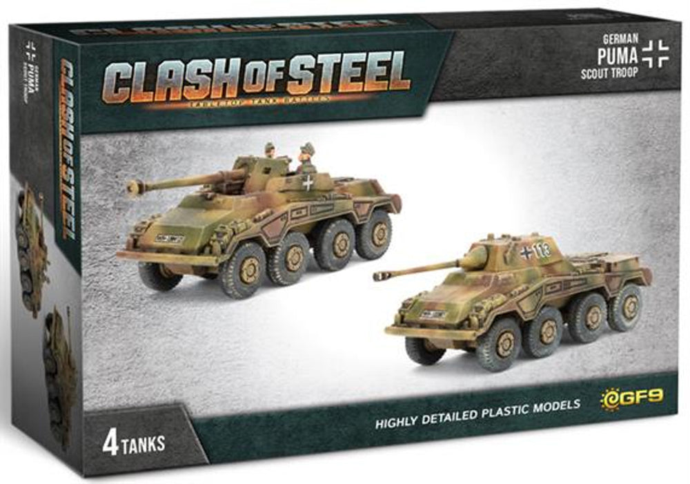 Clash of Steel: German - Puma Scout Troop (x4 Plastic)