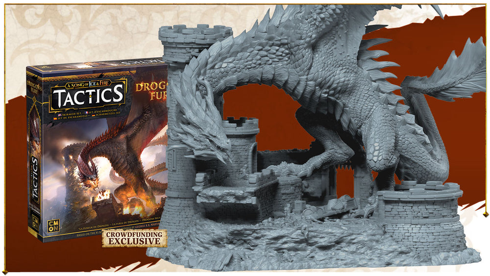 A Song of Ice & Fire Tactics: Drogon's Fury Diorama