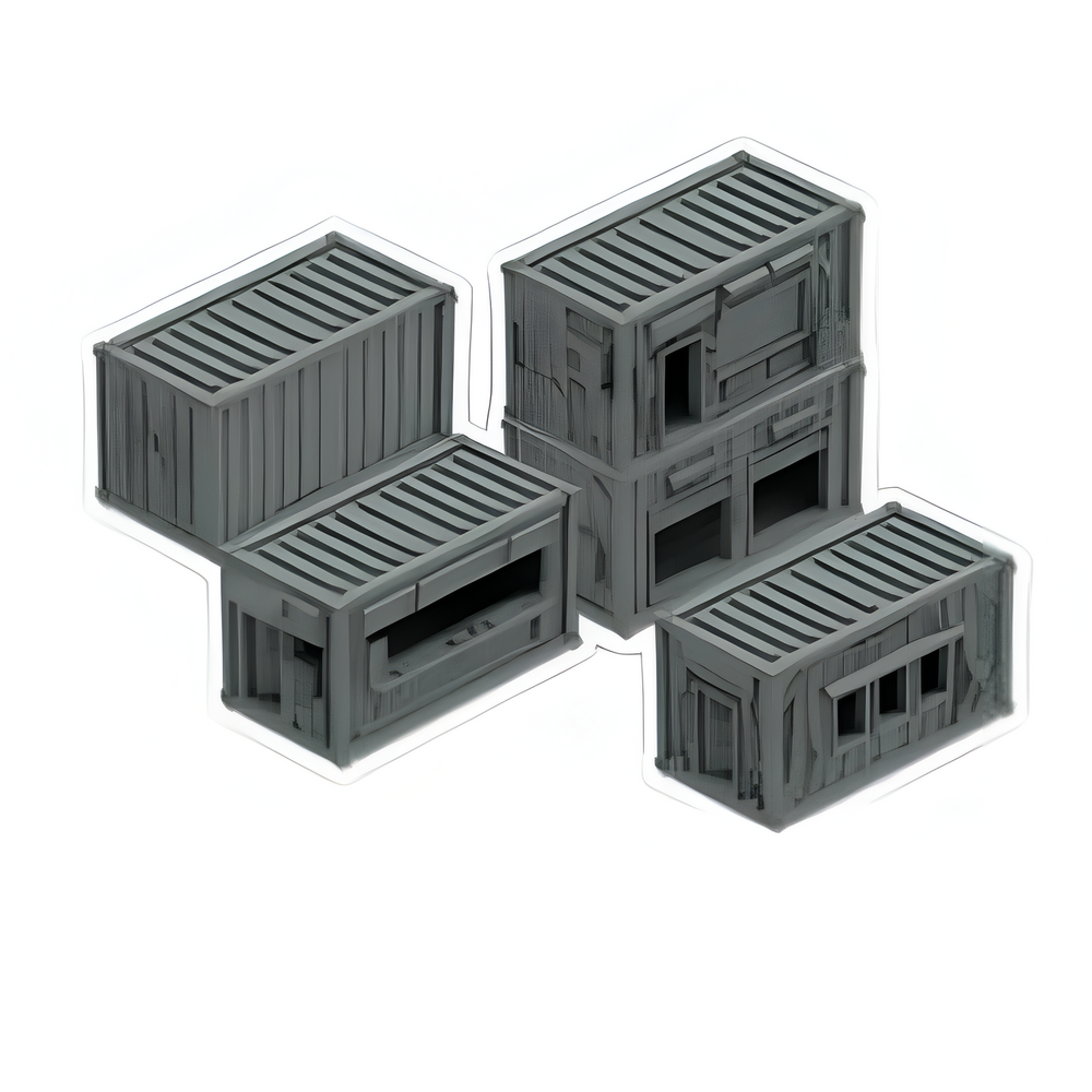 Terrain Monster: Containers - Hab Containers