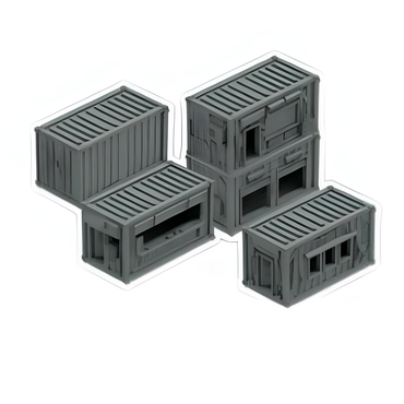 Terrain Monster: Containers - Hab Containers