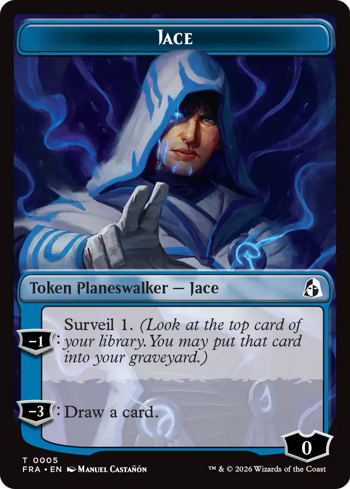 Gingerbrute // Jace Double-Sided Token [Reality Fracture Commander Tokens]